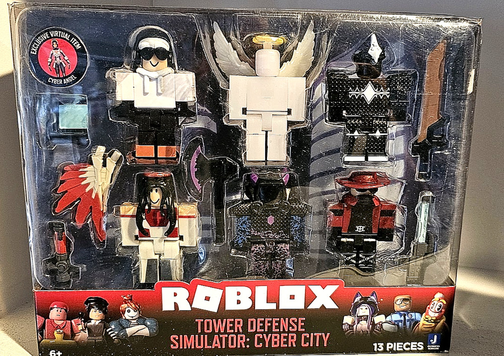 Roblox Tower Defense Simulator Cyber City 13 Piece Pack Brand New Sealed